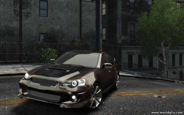 Subaru Legacy B4 tuning для GTA 4, скачать