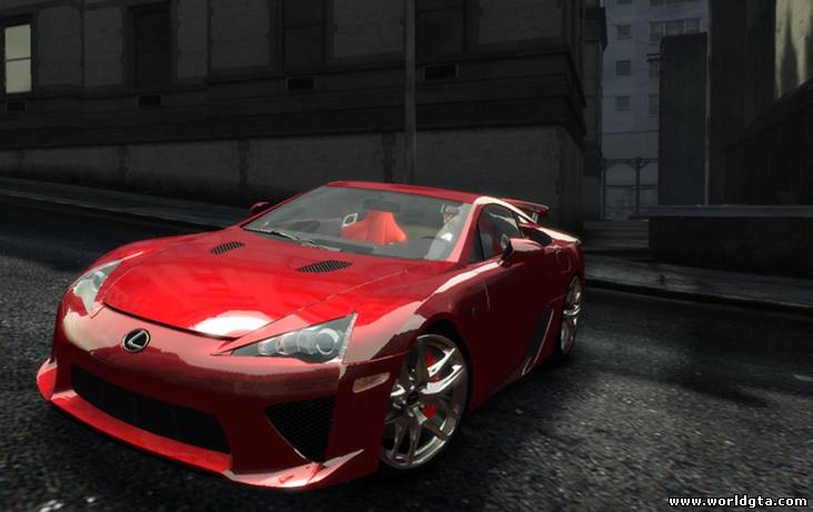 Lexus LF-A '2010 для GTA 4, скачать