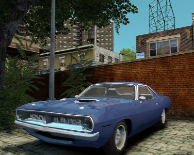 Plymouth Barracuda '1970 для GTA 4, скачать