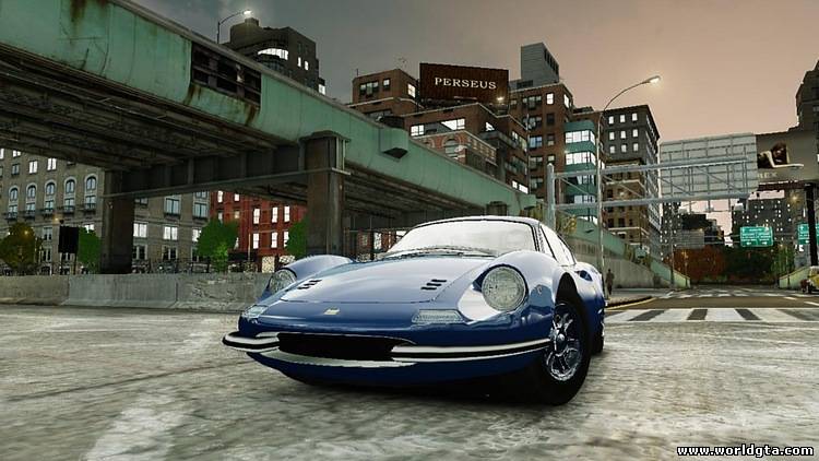 Ferrari Dino '1969 v.2.0 для GTA 4, скачать