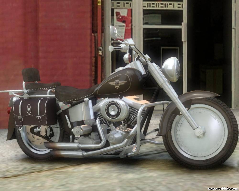 Harley Davidson FLSTF Fatboy для GTA 4