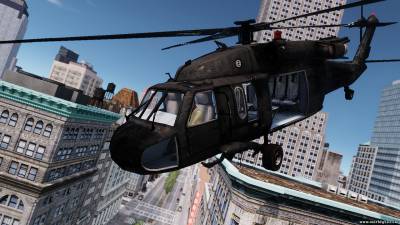 Sikorsky UH-60 Black Hawk для GTA 4